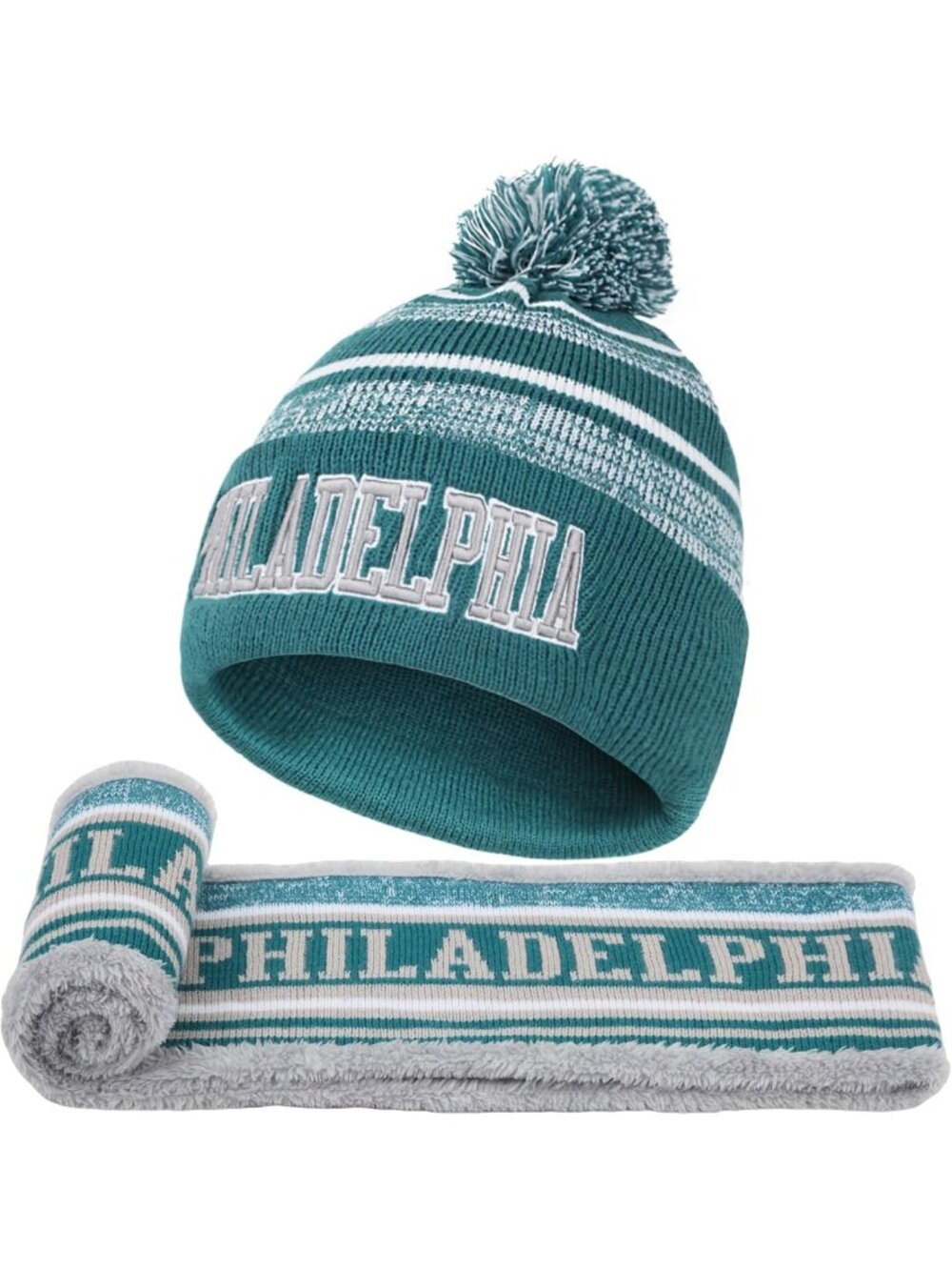 Cozy Winter Beanie & Circle Scarf Set, Warm Knit Hat for Cold Weather Fashion